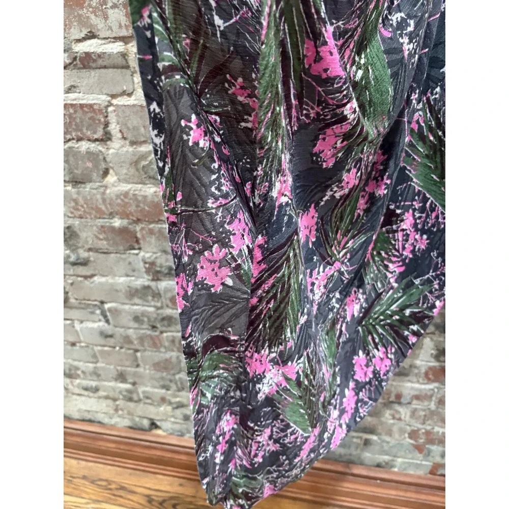 Free People El Porto Romper Floral Harem Shoulder Tie Jumpsuit XS